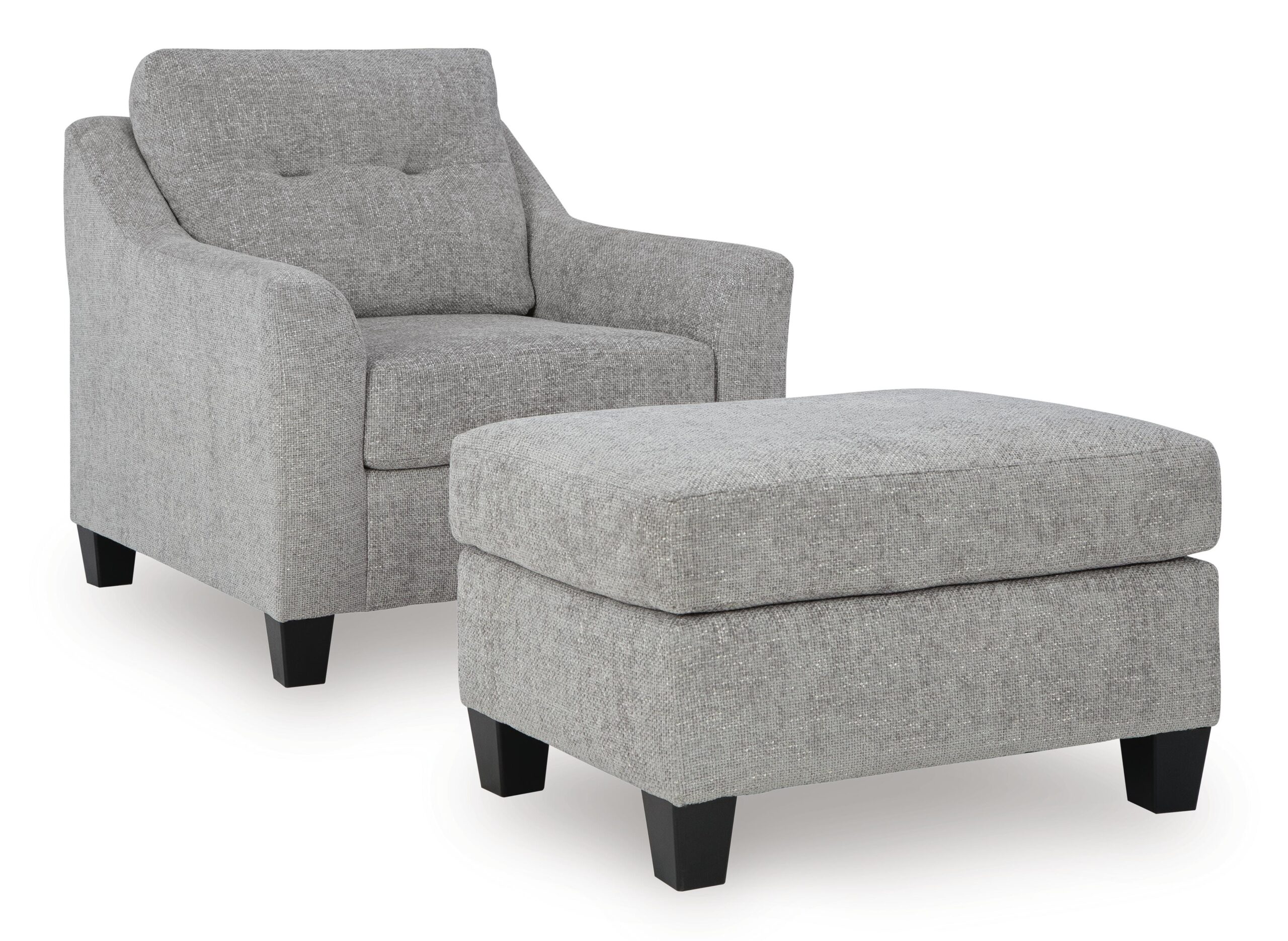aff8ad2f16f130fad0d220012c4372c2 Keenelynn Chair and Ottoman - Image 1