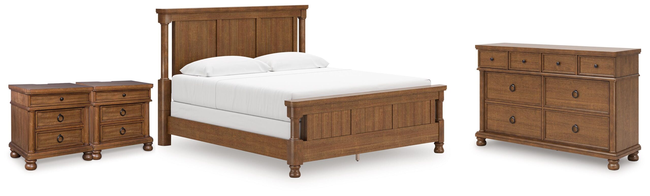 b35a35d9f8998a71620736529493da70 Rowlenstown King Poster Bed, Dresser and 2 Nightstands - Image 1