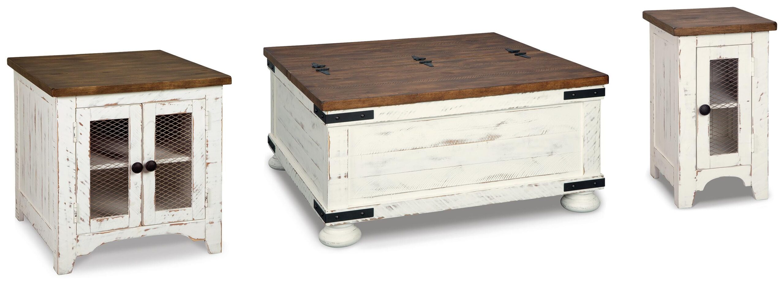 b373ecaf2e024f92e92c8e76095f7656 Wystfield Coffee Table and 2 End Tables - Image 1