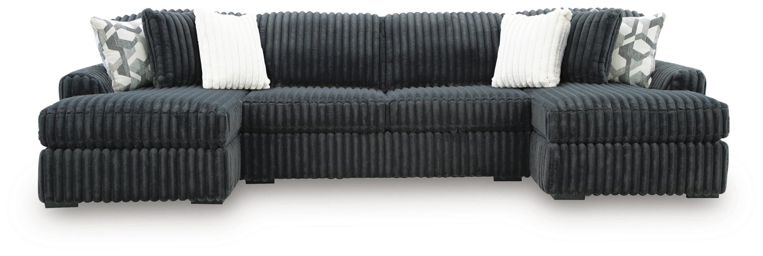 b7d248f62b5114cdd8ec01be86dc04b7 Midnight-Madness 3-Piece Double Chaise Sectional - Image 1