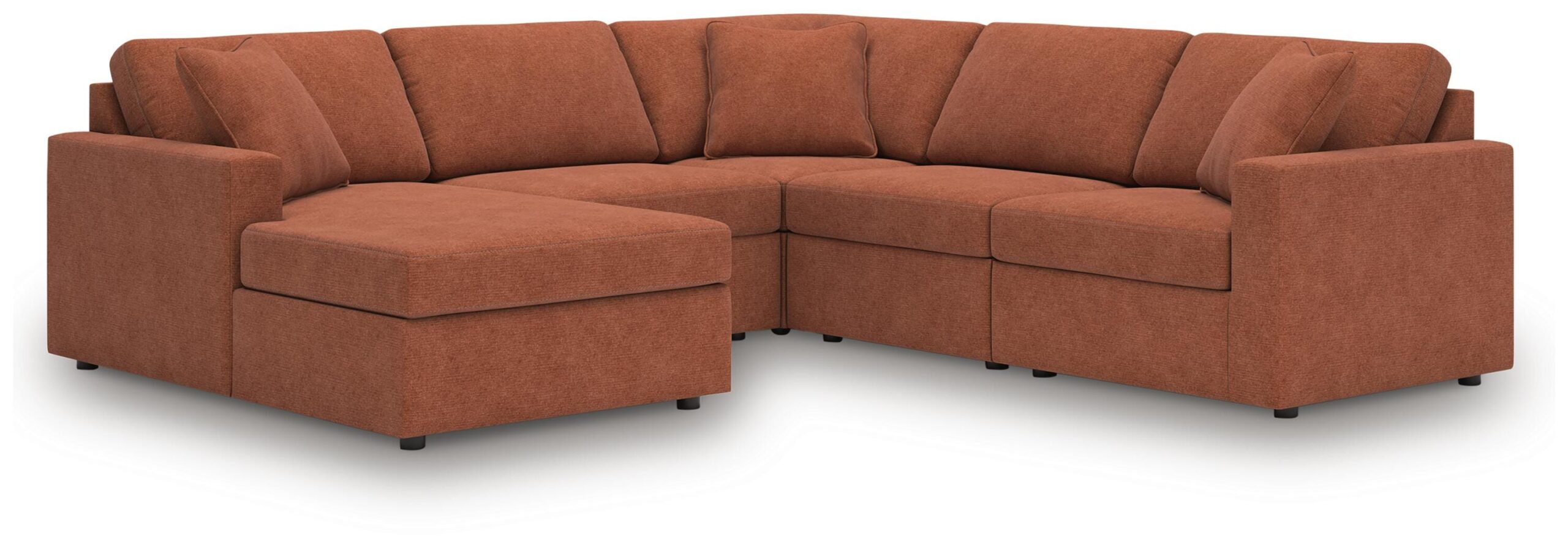 ba2badc0c84af83324eed972f3f3a398 Modmax 5-Piece Sectional with Chaise - Image 1