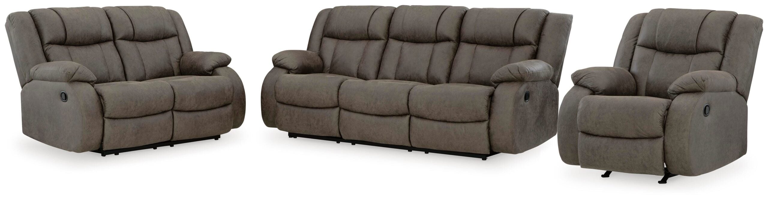 baa72795130e57880829e19d7c8faefa First Base Reclining Sofa, Loveseat and Recliner - Image 1