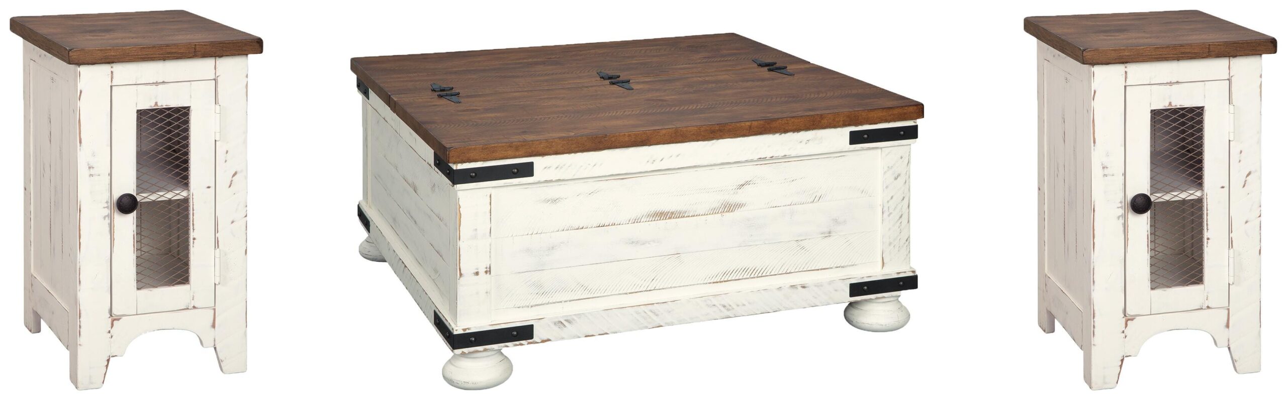 bb039792e77809393c4a2126ef3841ab Wystfield Coffee Table and 2 Chairside End Tables - Image 1