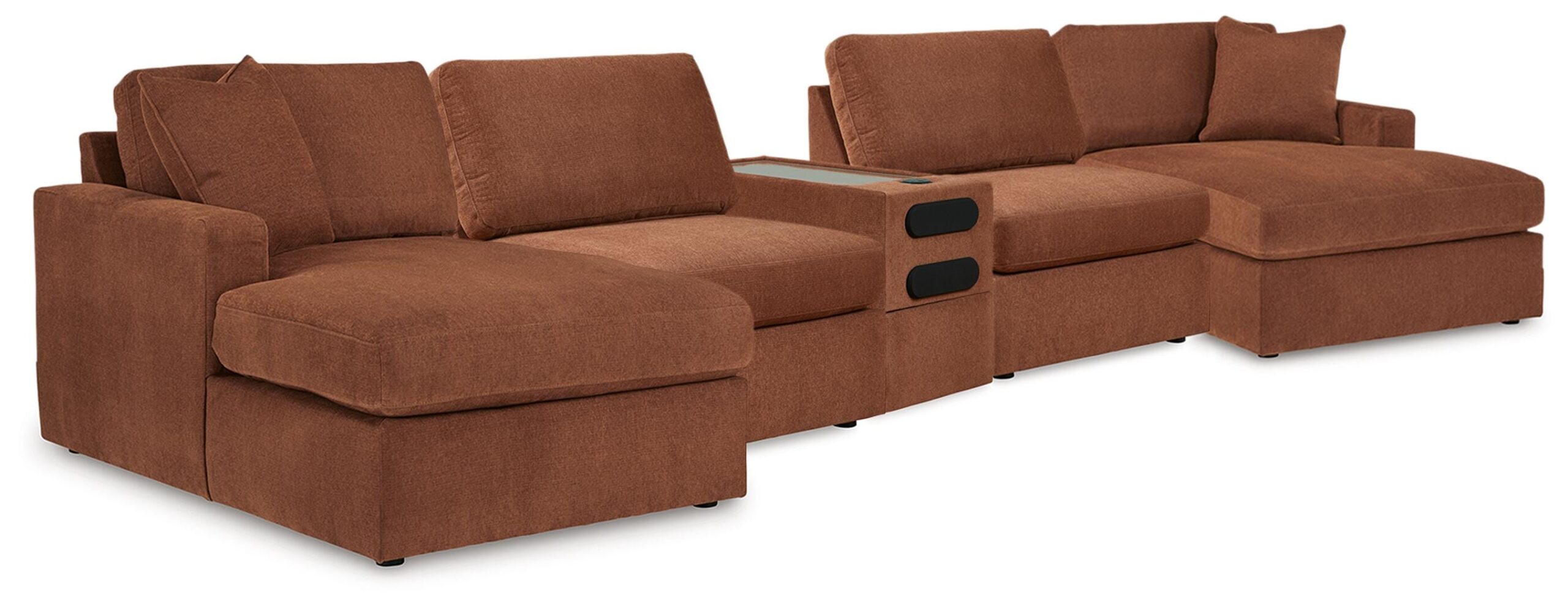 bc5893f71075dcde1c7fb0ef8f50956a Modmax 5 Piece Sectional with Audio Console - Image 1