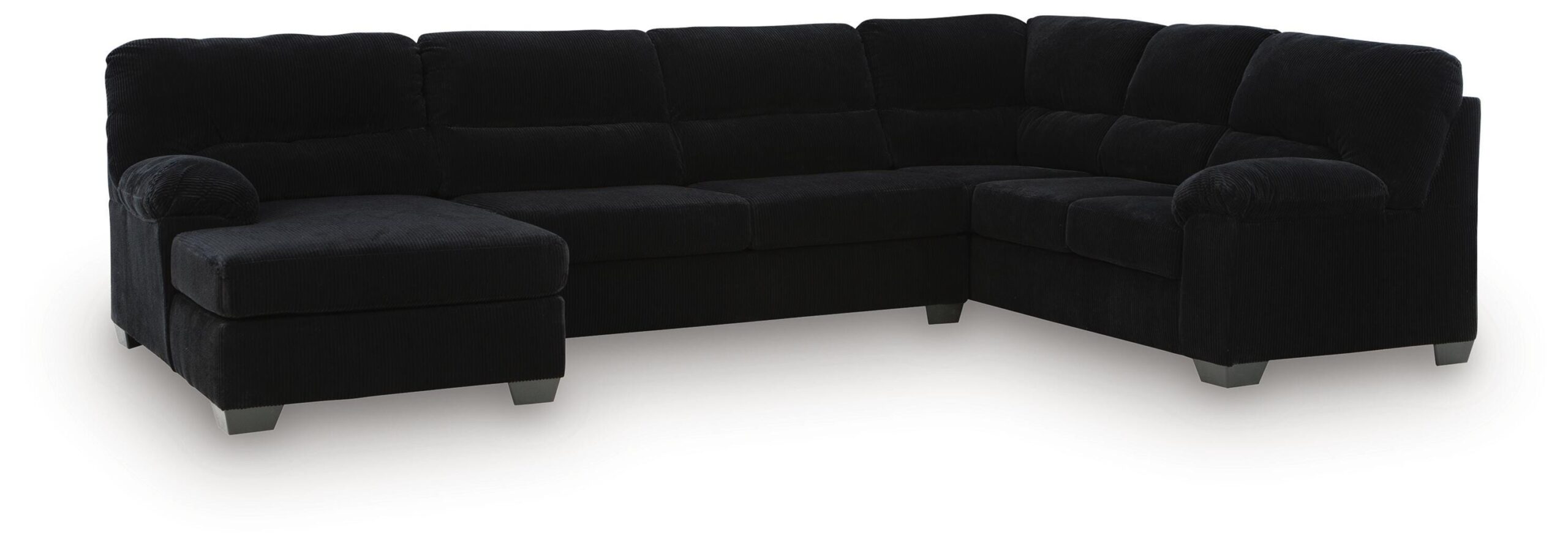 bc8d2dd8139f4fae93ec085e9d722a6b SimpleJoy 3-Piece Sectional with Chaise - Image 1