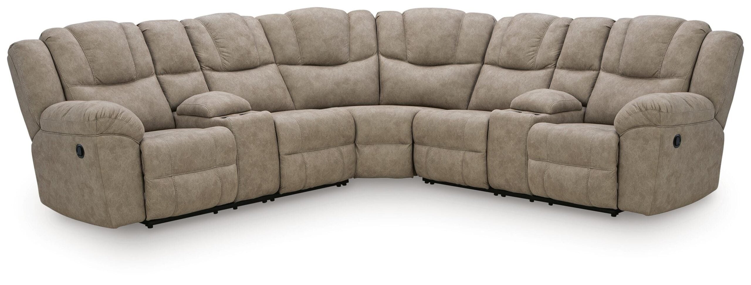 bf93c5091019b2eec8e92a0010577a1f Pearce-Pike 3-Piece Reclining Sectional with Double Console - Image 1