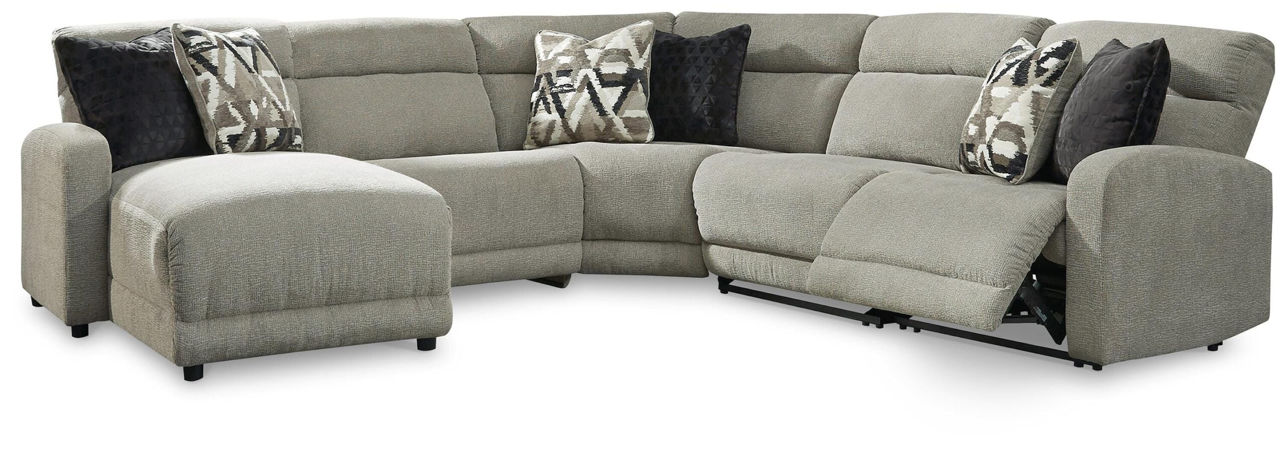 c245e68d8d177dcb7f0d5ab4adf54ff2 Colleyville 5-Piece Power Reclining Sectional with Chaise - Image 1