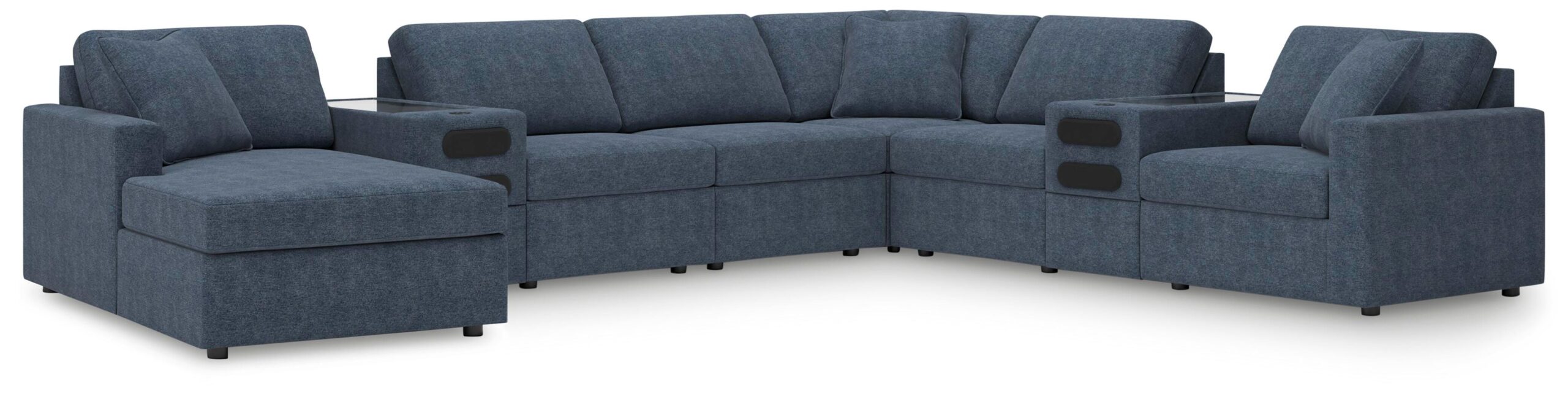 c34f5f70ee21d9bd4e2bc5e99e14b30a Modmax 8-Piece Sectional with Audio System and Chaise - Image 1
