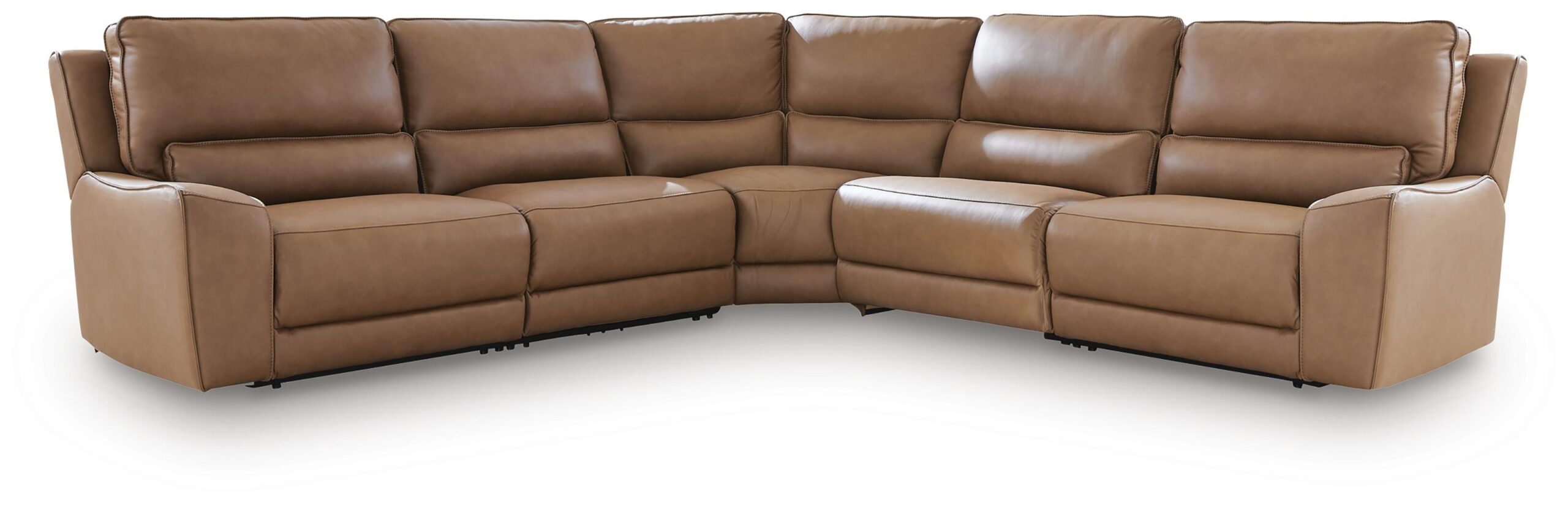 c414588353aa46fcf8dd4f68c4f65322 DeepWakes 5-Piece Power Reclining Sectional - Image 1