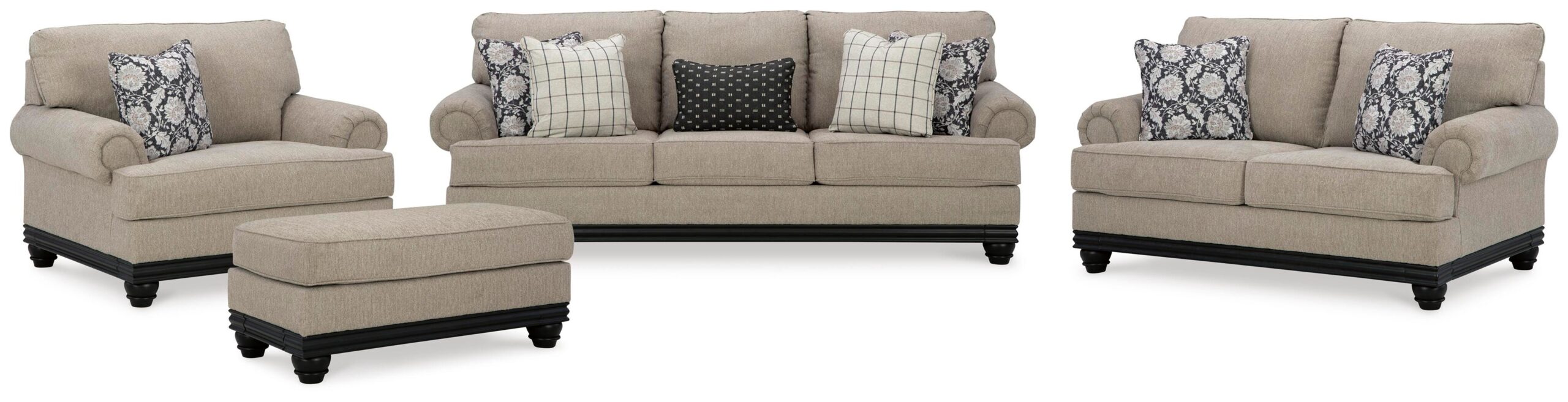 c4314d6fada8f9ec8ca48e40220835cb Elbiani Sofa, Loveseat, Oversized Chair and Ottoman - Image 1