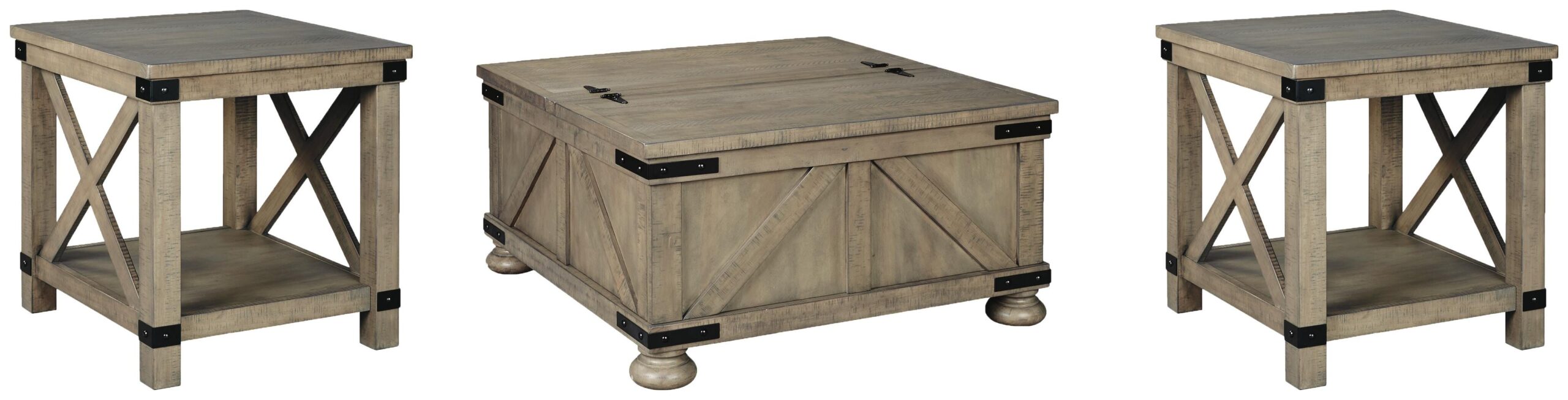c4f6750f3a404eb7f7730ea2b3eba808 Aldwin Coffee Table and 2 End Tables - Image 1