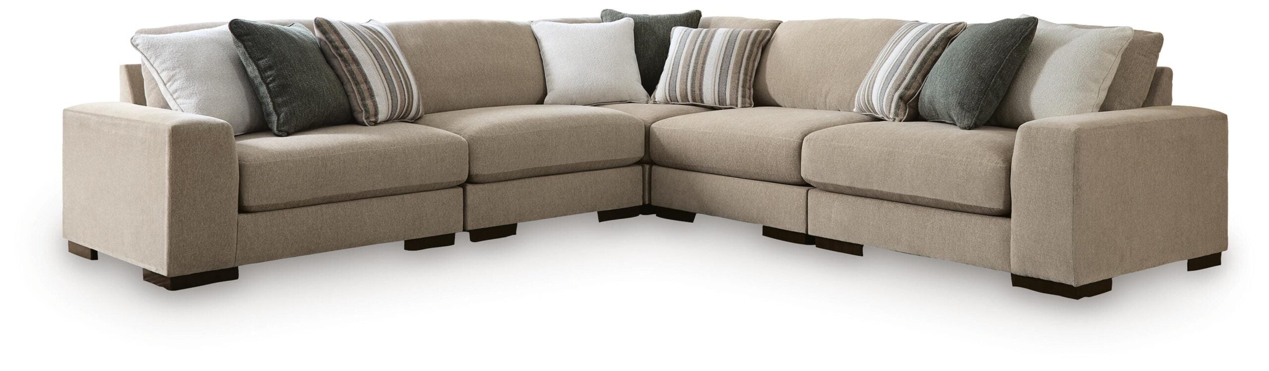 c8299e037732df0e545acd1ec9c2b829 Linenhause 5-Piece Sectional - Image 1