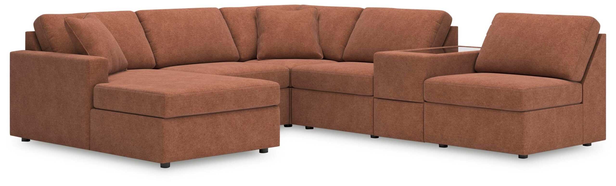 cc9a1a134d2a6f7644563752e1b7425b Modmax 6-Piece Sectional with Chaise - Image 1
