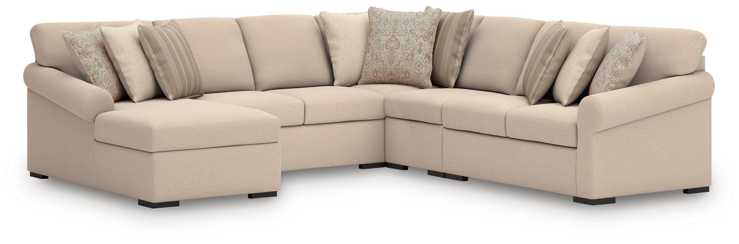 ce2cad91659b68012189fd1f8272ccd4 LadyMae 5-Piece Sectional with Chaise - Image 1