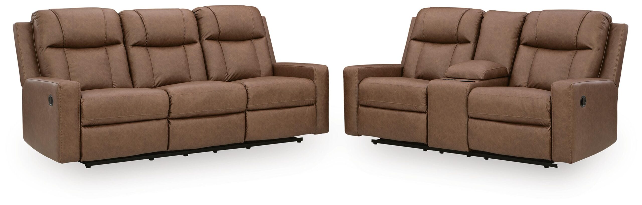 d02d19a89890b101a45591bdaa544022 Mackmenville Reclining Sofa and Loveseat - Image 1