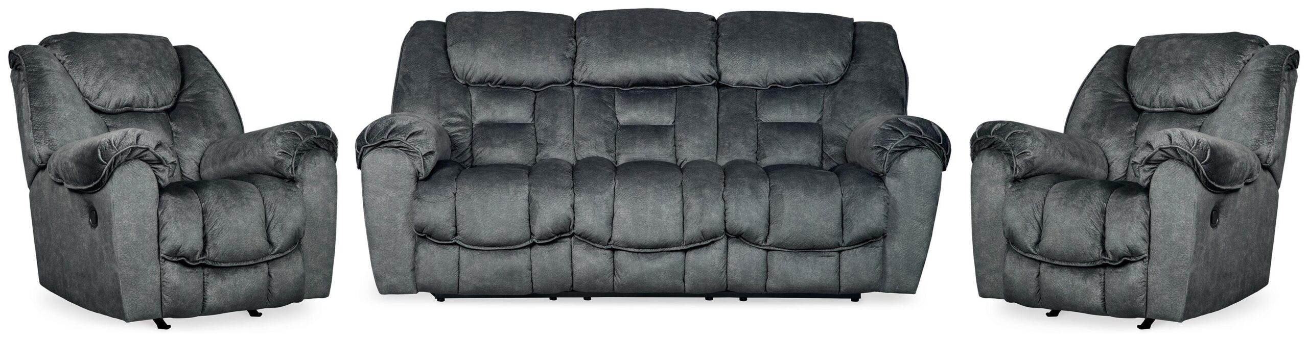 d2740ea732ed7defeac7f672c7e61aec Capehorn Reclining Sofa and 2 Recliners - Image 1