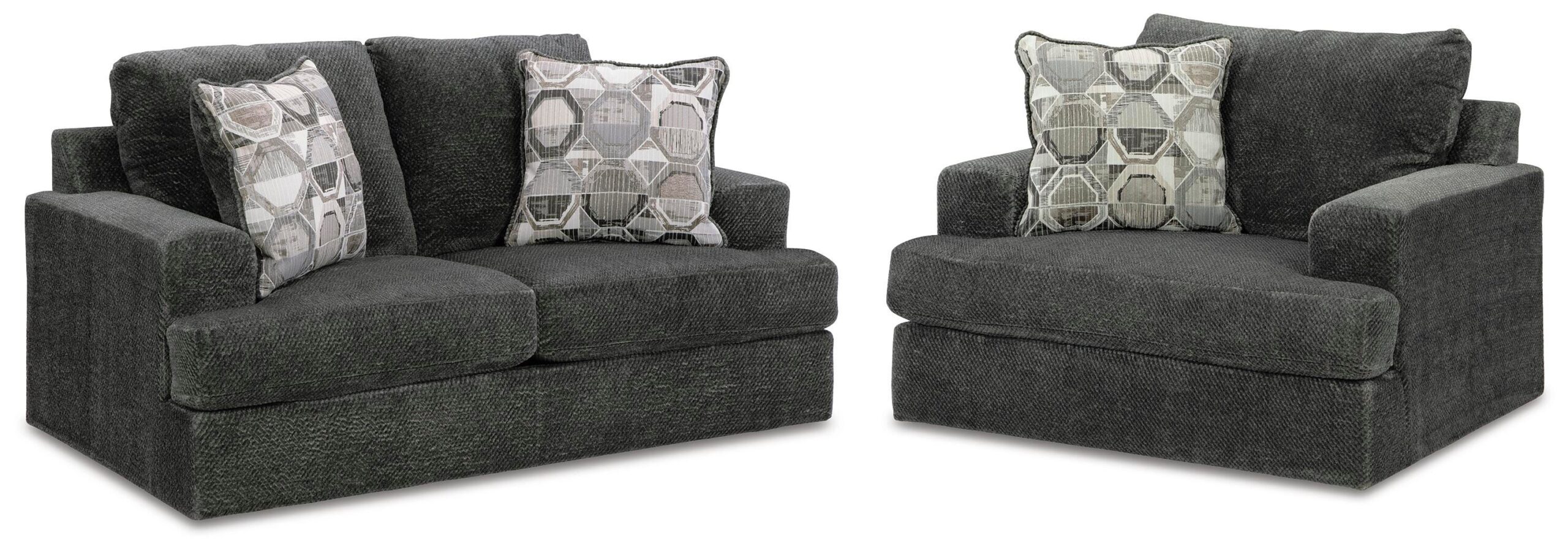 d2793d1c30d859be4b51f0d0d4706f3d Karinne Loveseat and Chair - Image 1