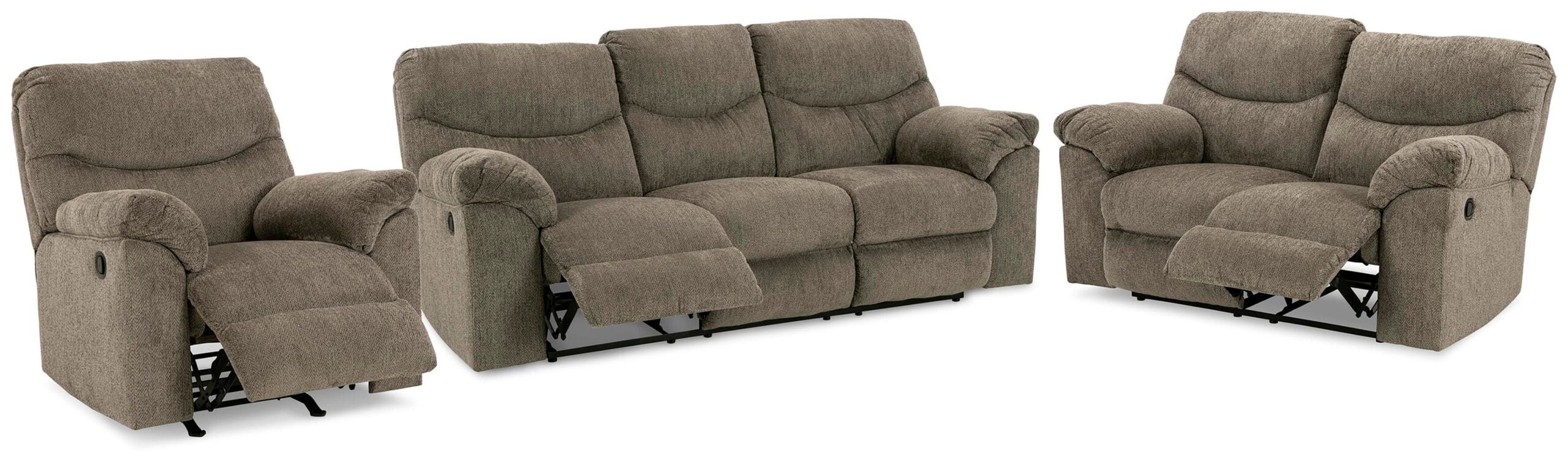 d27ba0337faf1b14f532ec5df4e3cf0f Alphons Reclining Sofa, Loveseat and Recliner - Image 1