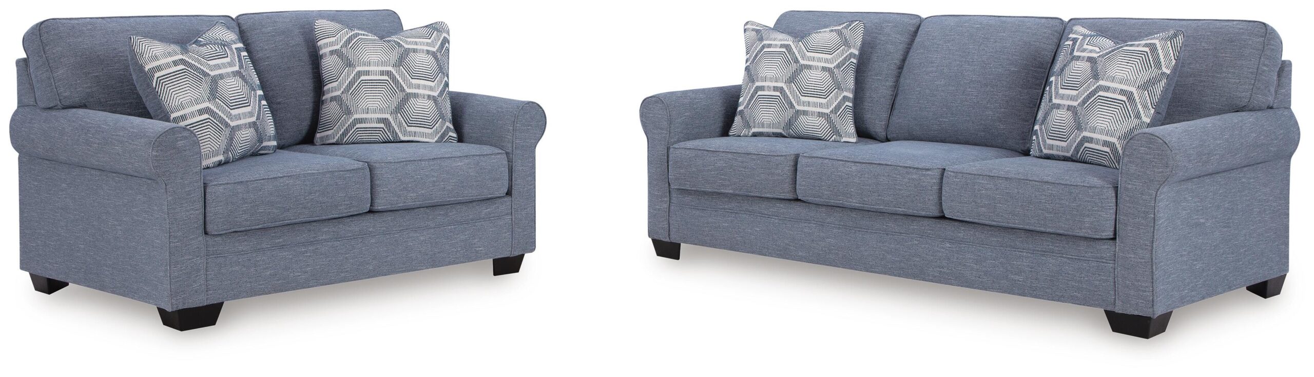 d691dc2ddfff5cdd2a71b15d69683d88 Carissa Manor Sofa and Loveseat - Image 1
