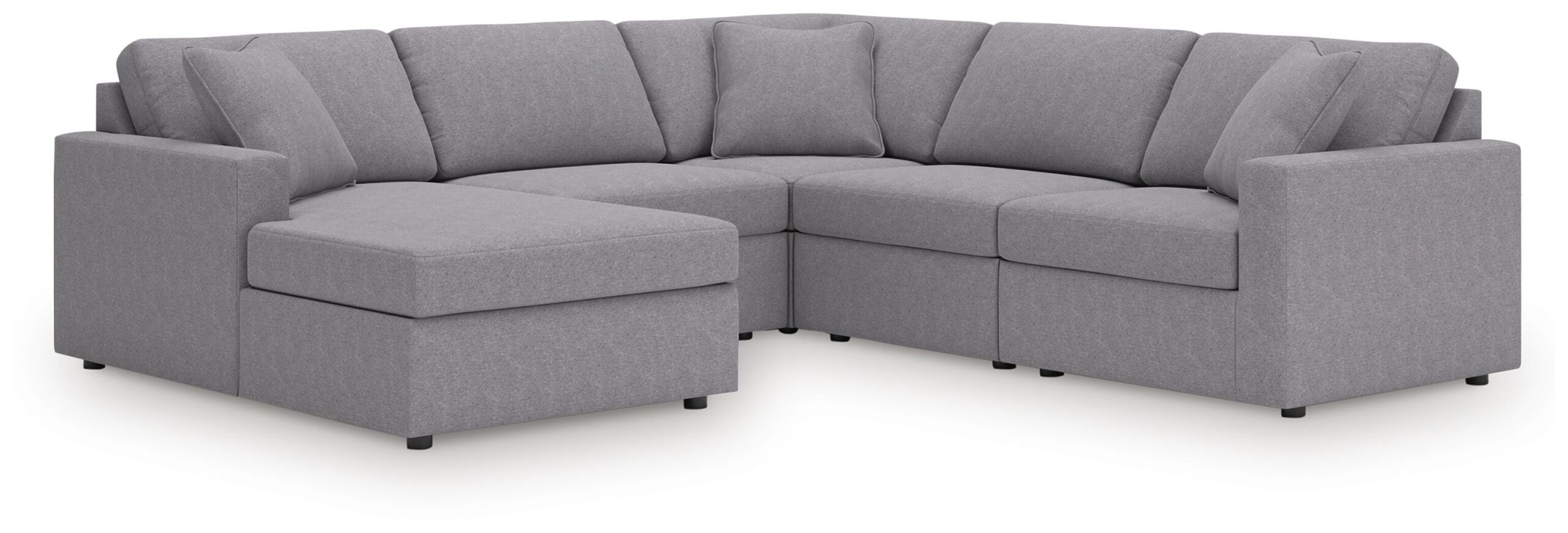d7c72e01e8de73643ffd5e273a805b8f Modmax 5-Piece Sectional with Chaise - Image 1