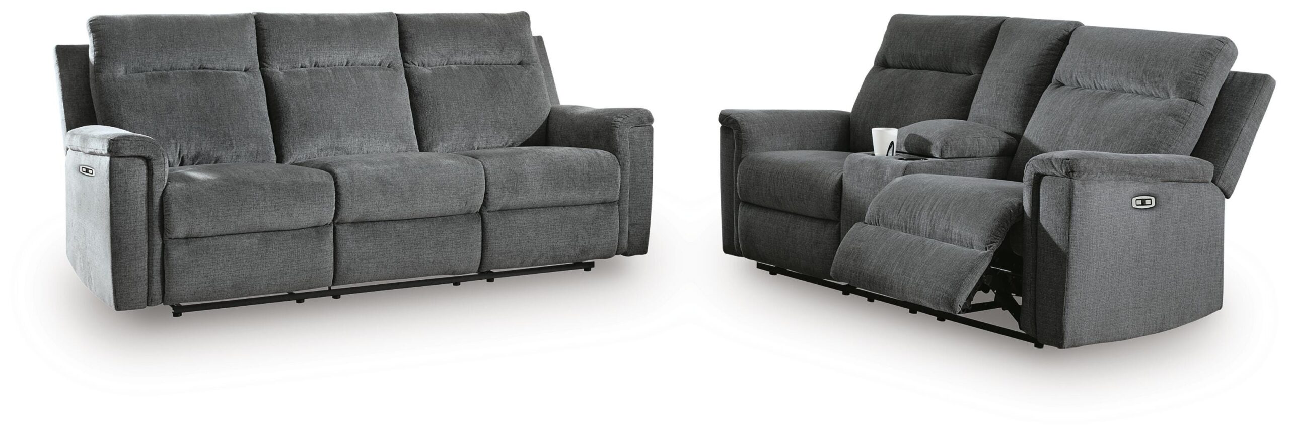 d81f6c7d1a0980f71605b8a00c79feac Barnsana Power Reclining Sofa and Loveseat - Image 1