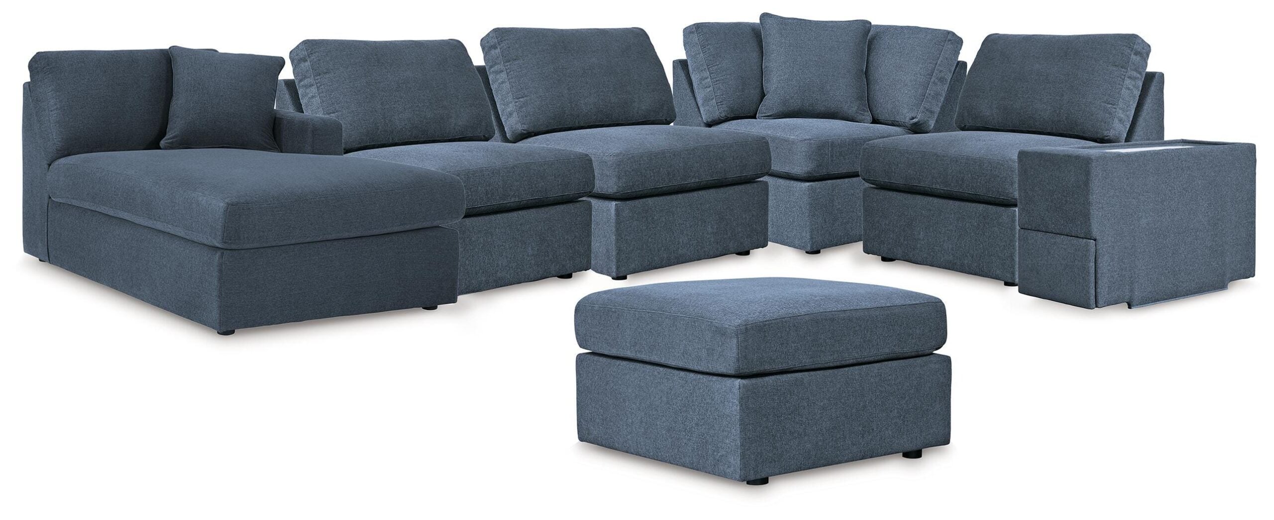 d8dcc6f92c34286f3cf62b0b46aebf5d Modmax 6-Piece Sectional with Chaise and Ottoman - Image 1