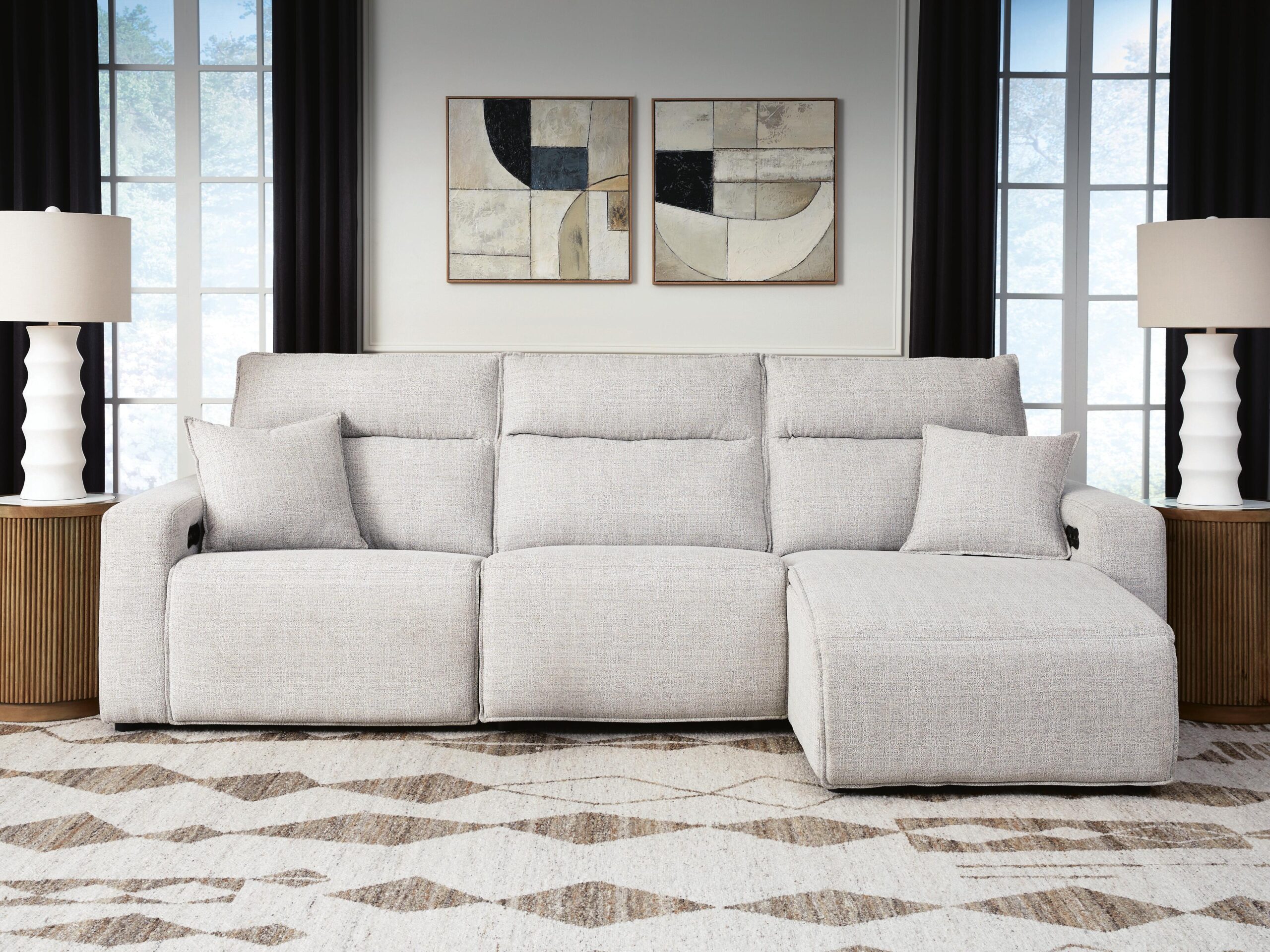 d9b40e98e1e1409b1927954268d44404 Modmax II 3-Piece Reclining Sofa Chaise - Image 1