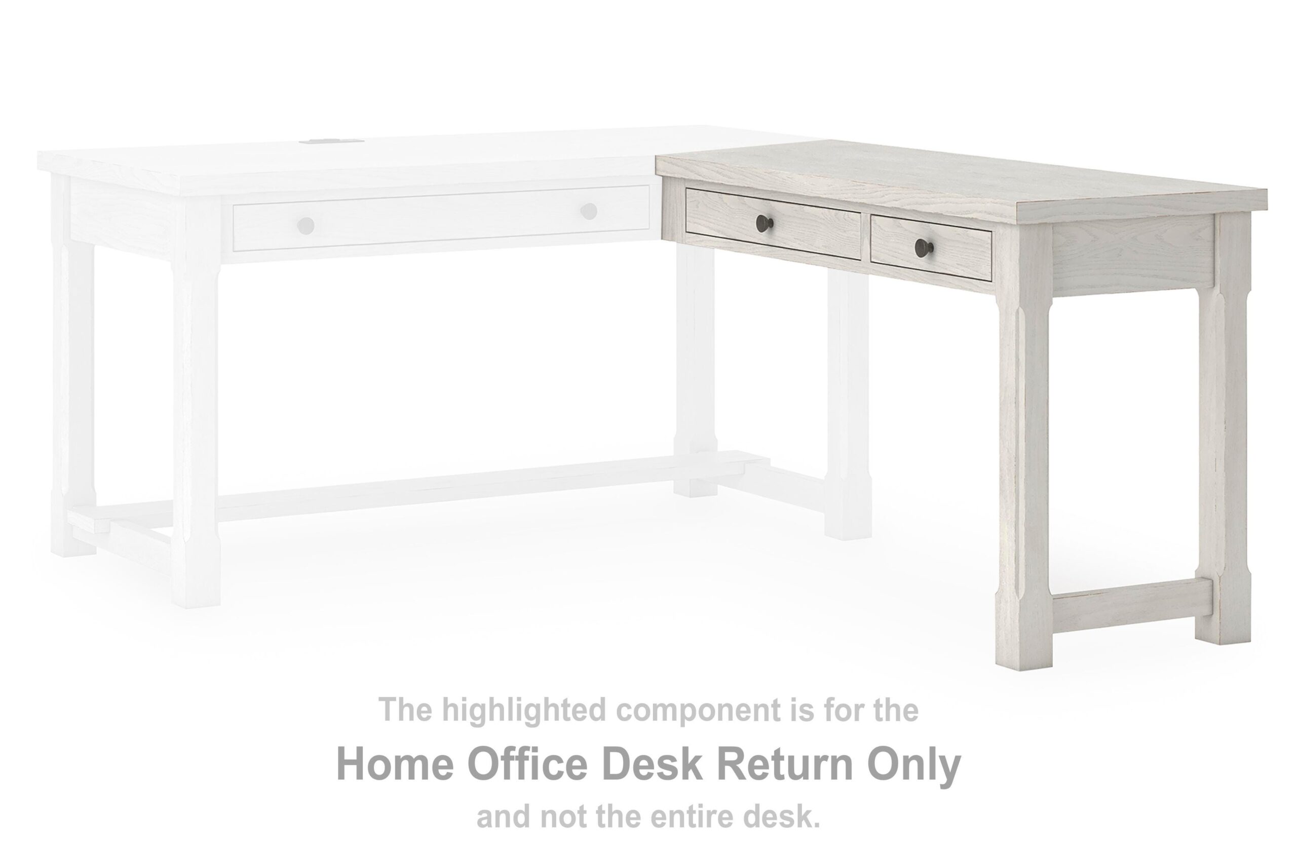 daa6043f38ddf383531fc71501e143f2 Robbinsdale Home Office Desk Return - Image 1