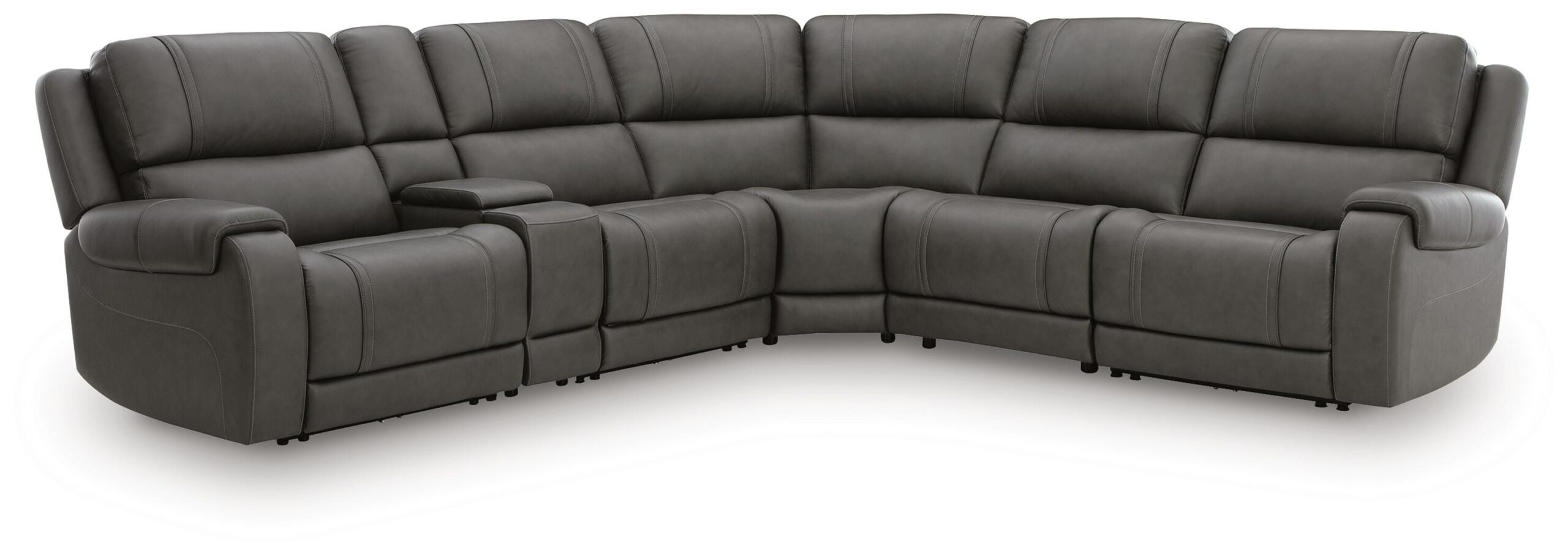 dad36326bc8bfec3ade43b82ae6e89fd 5Z - Pittson 6-Piece Power Reclining Sectional - Image 1