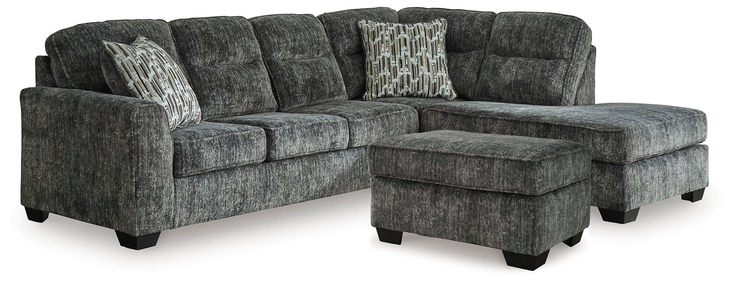 dc49c2b89560cbd2dee69ee5c1a89c77 Lonoke 2-Piece Sectional and Ottoman - Image 1