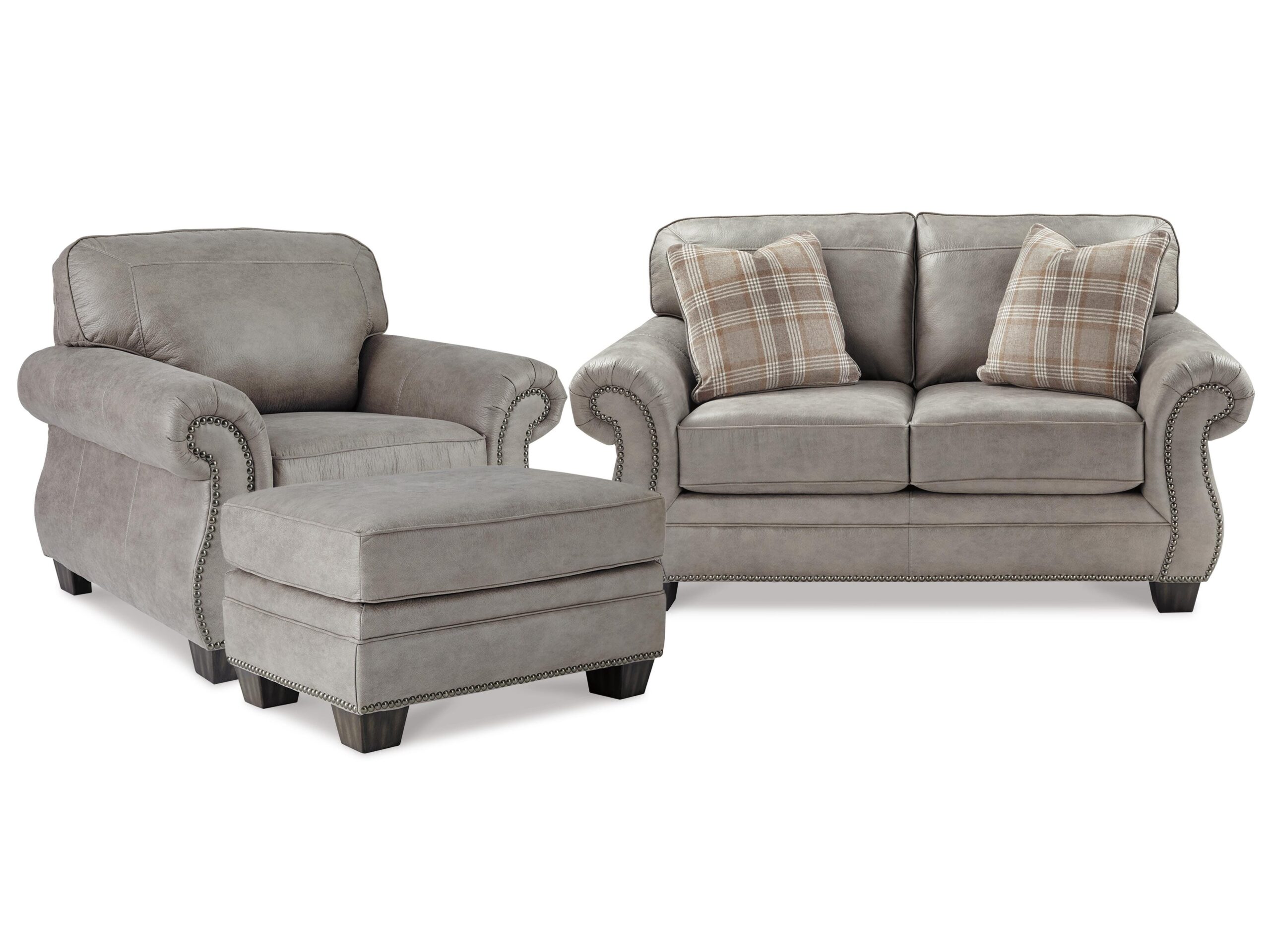 de20791aec22b3867a1e791df597073f Olsberg Loveseat, Chair, and Ottoman - Image 1