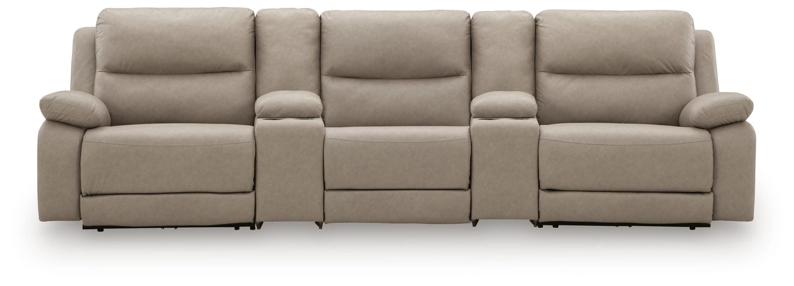 e4b9d82f538044be6815107232fb2834 Narwhal Place 5-Piece Reclining Sectional with Storage Consoles - Image 1