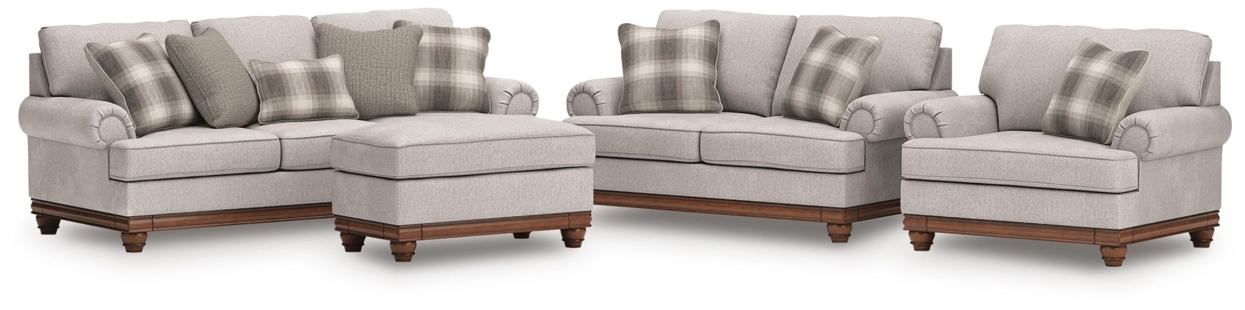 e64a1c66fe8f1107d47e72fb20809caf Clearbrooke Sofa, Loveseat, Oversized Chair and Ottoman - Image 1