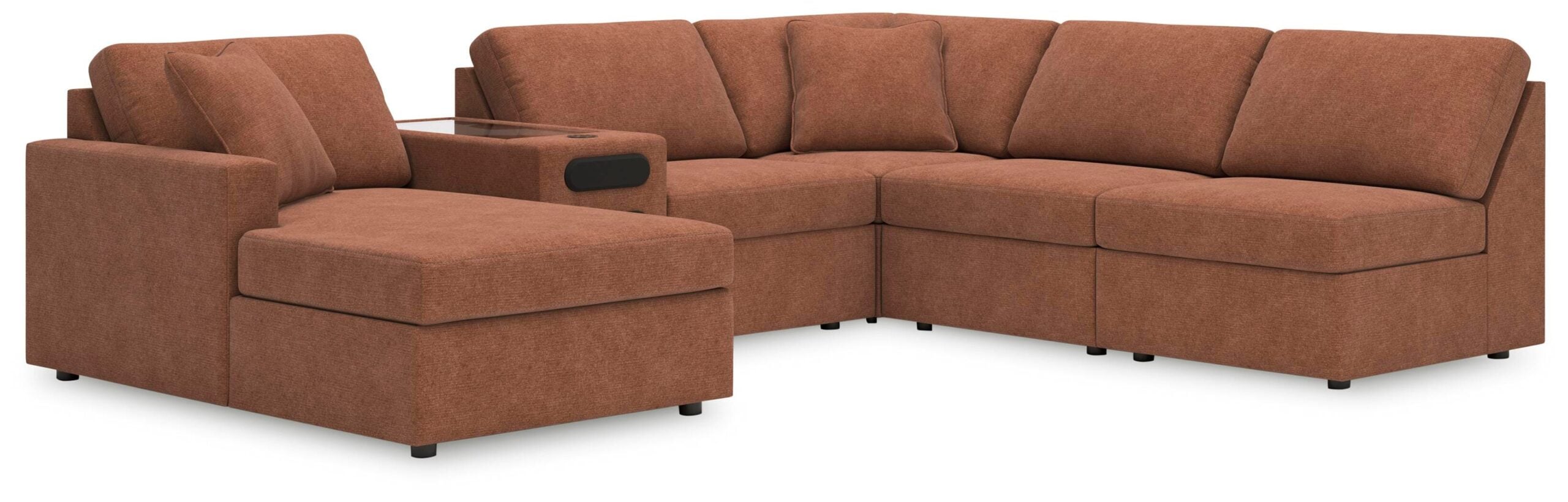 ec99cb89c254a1f0df78aca1fd7a1e94 Modmax 6-Piece Sectional with Chaise - Image 1