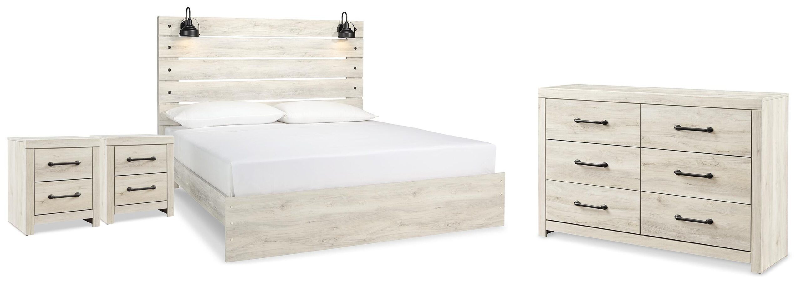 f425c61b9f01ab008ff678554d1e30f1 Cambeck King Panel Bed, Dresser and 2 Nightstands - Image 1