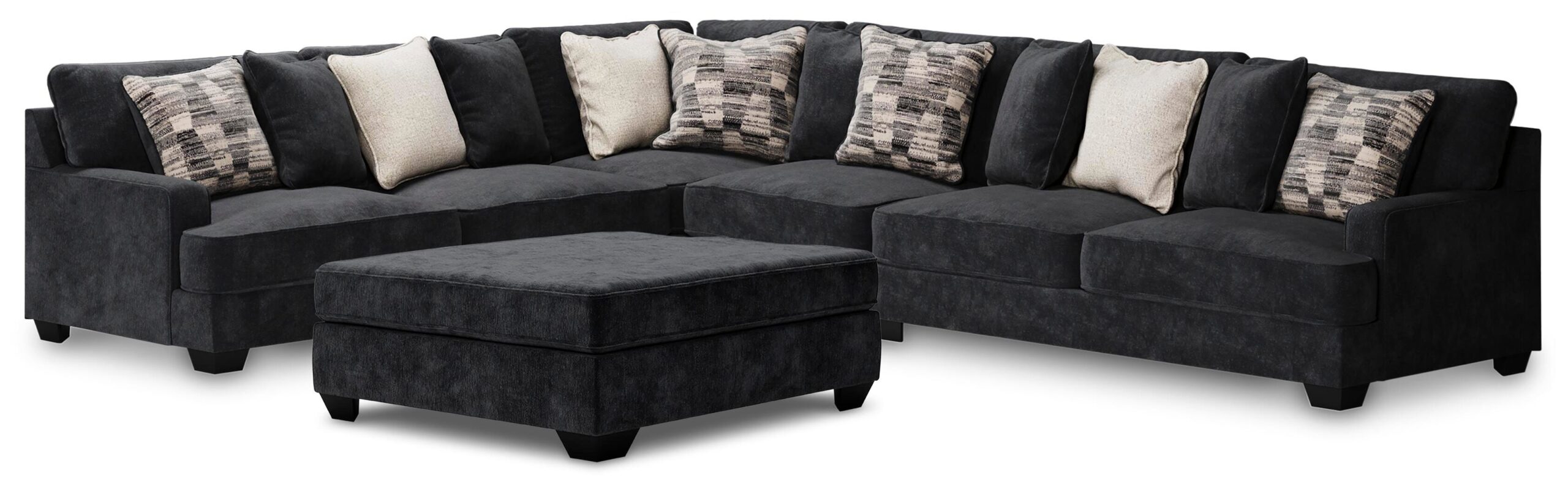 f4884471dedae369d85408ab44156cb3 Lavernett 4-Piece Sectional with Ottoman - Image 1