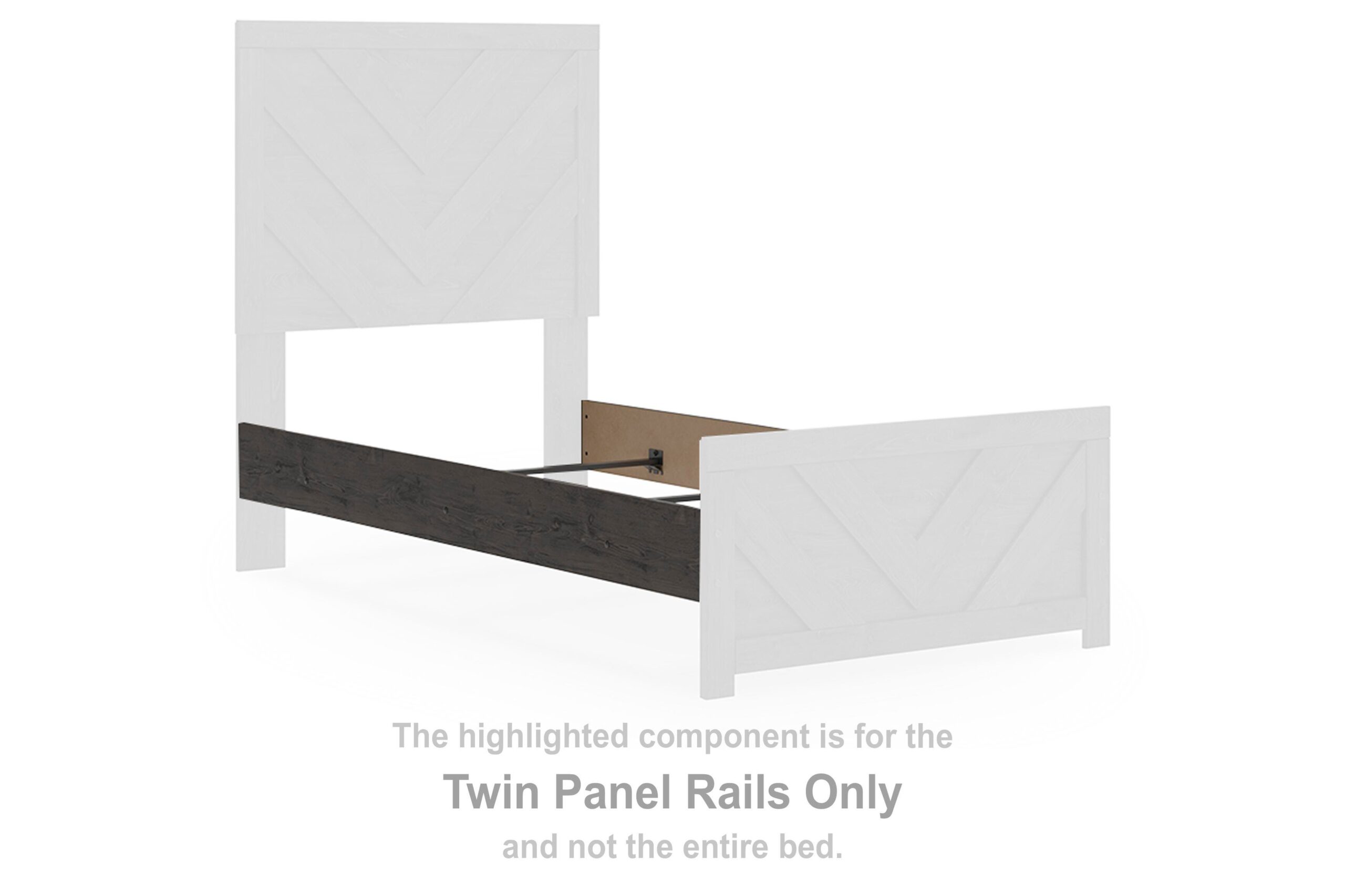 f88d2dc94e92cbf85a25bac385df9a6e Prendonea Twin Panel Rails - Image 1