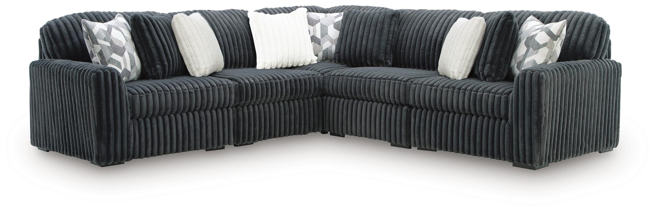 fb6e448fe3e3ec8bc107684c4ca8a00b Midnight-Madness 5-Piece Sectional - Image 1