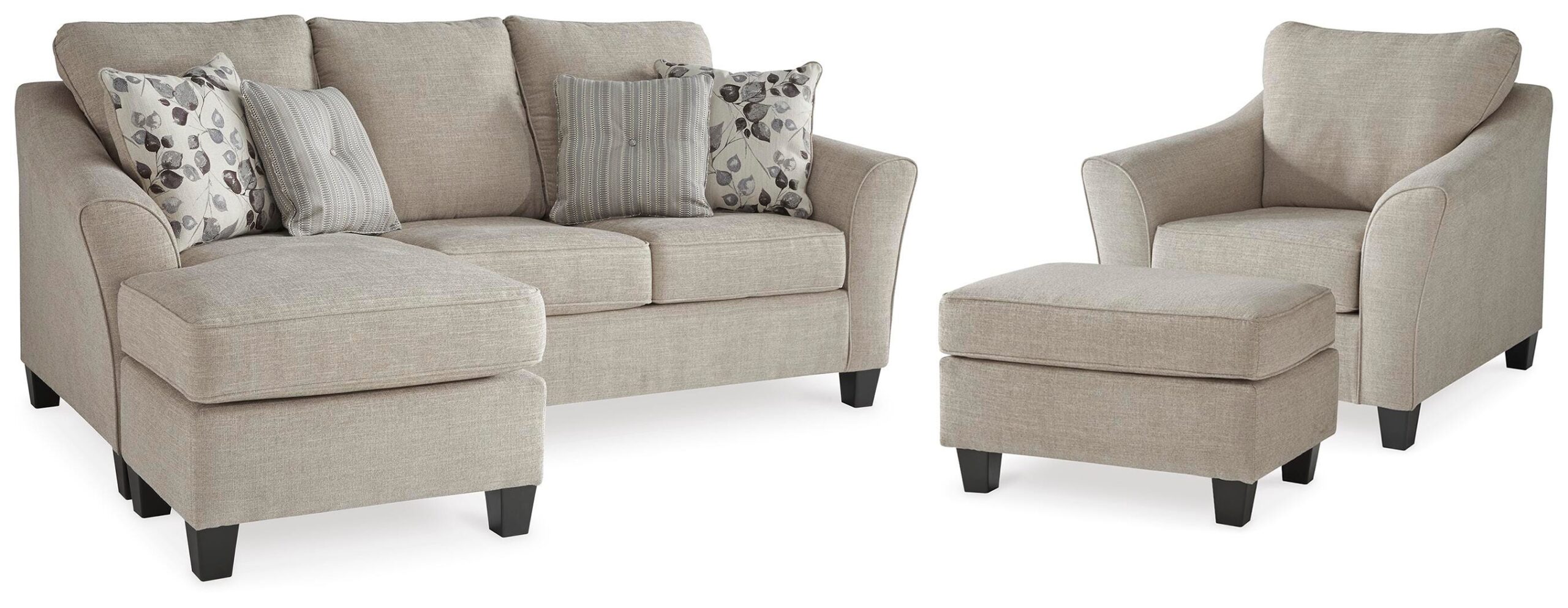fc975e4f50ac4205c485d9282aa9d63a Abney Sofa Chaise, Chair, and Ottoman - Image 1